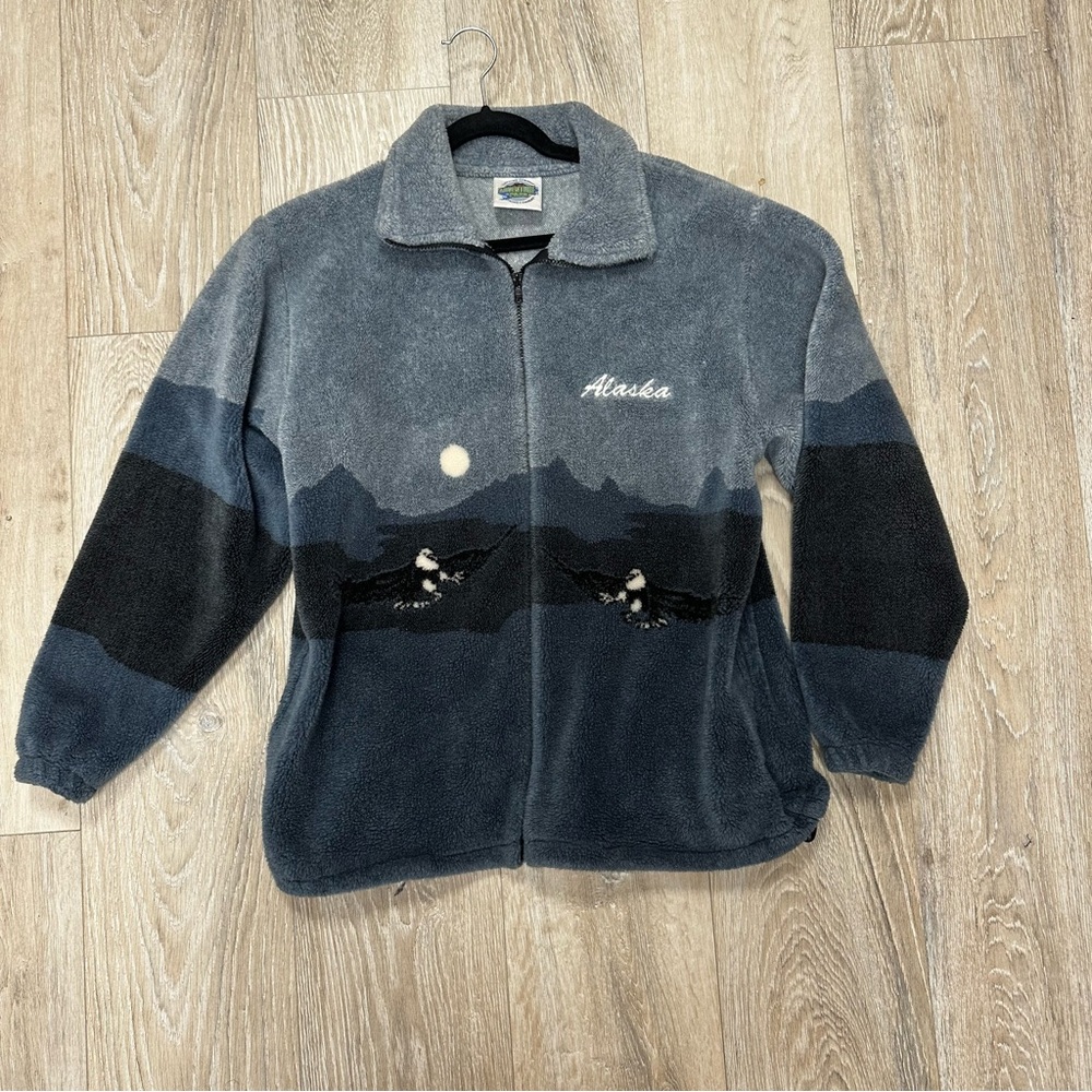 Vintage Alaska Eagle Fleece Jacket